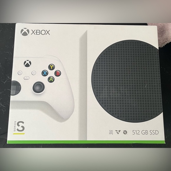 Xbox Series S Console, Cords, and Controller